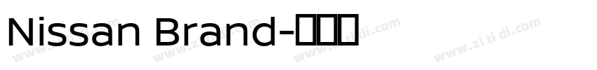 Nissan Brand字体转换 Nissan Brand字体转换
